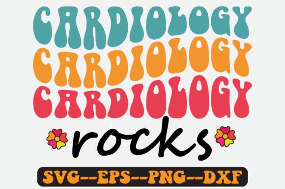 Cardiology Rocks SVG Graphics for Crafts