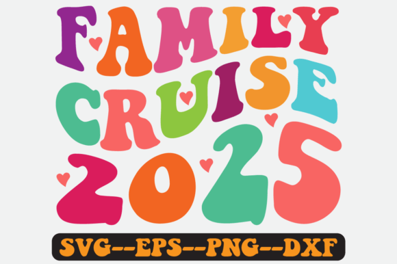 Family Cruise Quote Retro SVG Graphics for Crafts