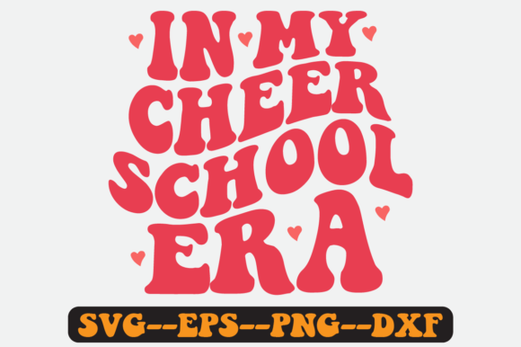 In My Cheer School Era: Retro SVG Graphics for Crafts