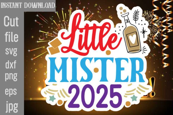 Little Mister 2025 SVG Cut File: Graphics for Crafts