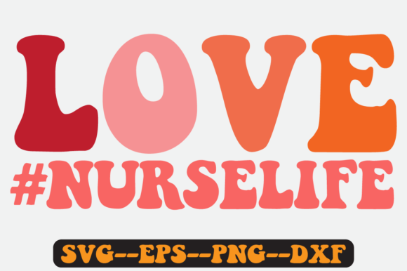 Nurselife Nurse Quote Retro SVG Design