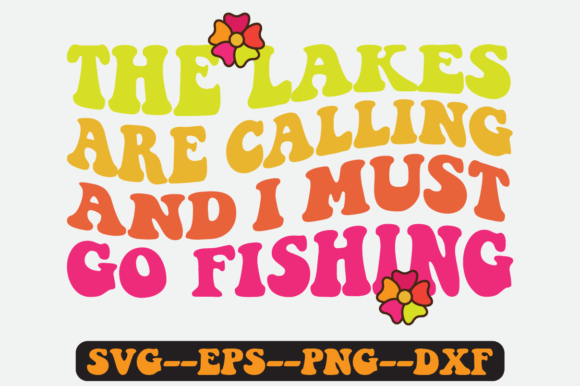 The Lakes Calling Quote Retro SVG